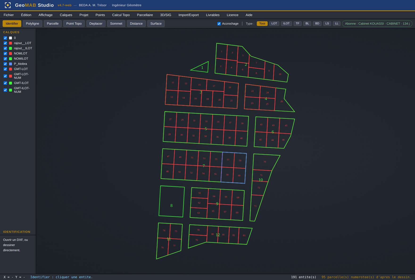 Un lotissement de 106 parcelles dans l'atelier GeoMAB Studio